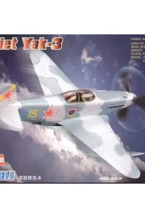 Actieprijs Soviet Yakovlev Yak-3 Easy Build with 1 piece wings and lower fuselage 1 piece fuselage. Other parts as normal. Optional open/cl