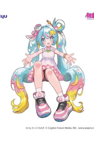 Hatsune Miku Figure Noodle Stopper Hatsune Miku 10th Anniversary 14 cm Figuurtje Beperkt Aanbod