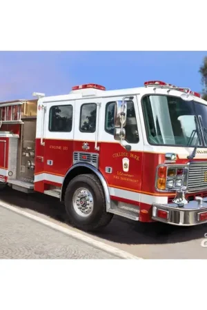 Speciale Aanbieding American LaFrance Eagle Fire Pumper Schaalmodel