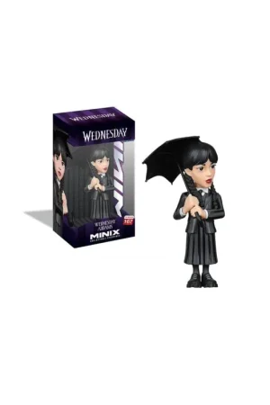 Nu Kopen WEDNESDAY - Wednesday Addams with umbrella - Minix Figure 12cm Figuurtje