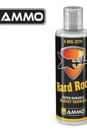 Ammo Of Mig: Hard Rock Super Durable Glossy Varnish (60ml) Fabrieksprijs