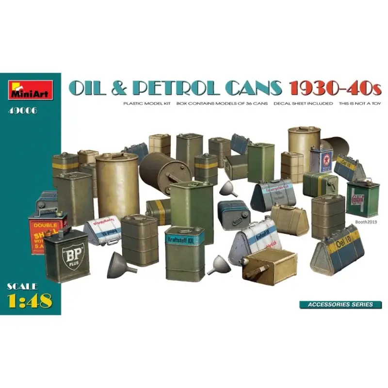 1:48 olie- en benzineblikken jaren 30-40 (36) Gratis Retour