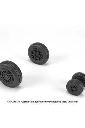 Meest Verkocht Saab JAS-39 Gripen wheels with weighted tires, late, for JAS-39D,E,F Wiel