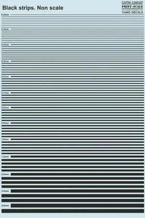 Bestseller Sticker Black stripes Decal