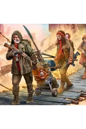 Korting Pоst-apocalyptic series. The Last Bridge. Kit No. 7. Dogs of the Apocalypse Figuren