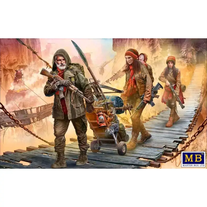 Korting Pоst-apocalyptic series. The Last Bridge. Kit No. 7. Dogs of the Apocalypse Figuren