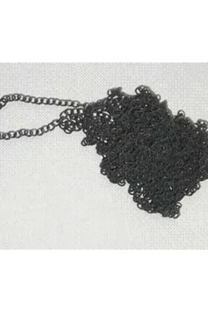 Laatste Versie Ketting anker bruin, links 4mm