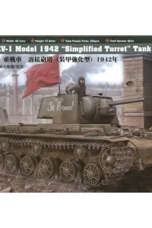 Actieprijs Russian KV-1 1942 Schaalmodel