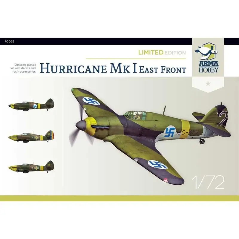 Hawker Hurricane Mk.I Eastern Front Limited Edition.Finland en Koninklijke Roemeense luchtmacht. Rechtstreeks Van De Fabrikant