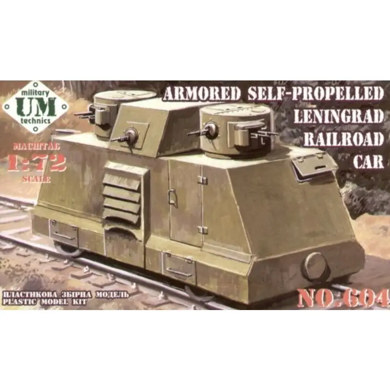 Armored SP Leningrad Railroad Car Schaalmodel Beperkt Aanbod