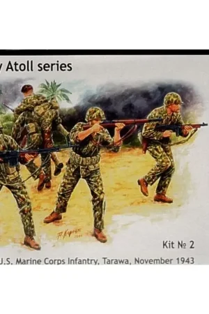 Fabrieksprijs ′Bloody Atol′ U.S. Marine Corps Infantry Tarawa 1943 Figuren