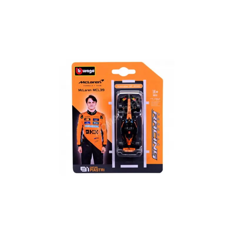 Direct Beschikbaar Mclaren f1 mcl39 team mclaren 81 oscar piastri 2025 (blister) Miniatuur