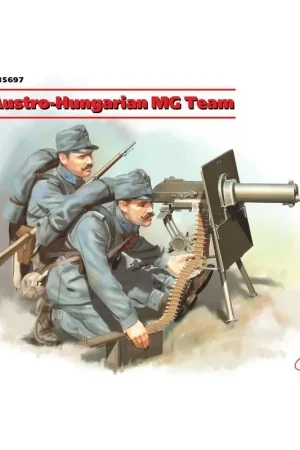WWI-Oostenrijks-Hongaarse MG-team (2 cijfers) (100% nieuwe schimmels) De set bevat twee cijfers van Oostenrijks-Hongaarse machin Betrouwbaar