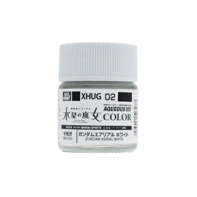 Direct Beschikbaar Gunze xhug-02 aqueous gundam color paint (10ml) aerial white Acrylverf