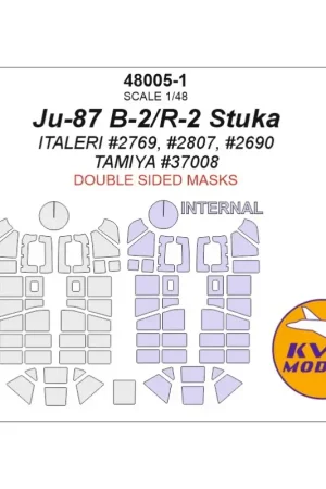 Hoge Kwaliteit Ju-87 B-2/R-2 Stuka (ITALERI 2769, 2807, 2690 / TAMIYA 37008) Accessoire