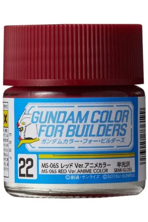 Betrouwbaar UG-022 - Gundam Color For Builders (10ml) MS-06S RED Ver.