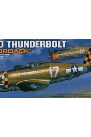 Gratis Retour Republic P-47D Thunderbolt 'Razorback' (WAS AC2175) Schaalmodel