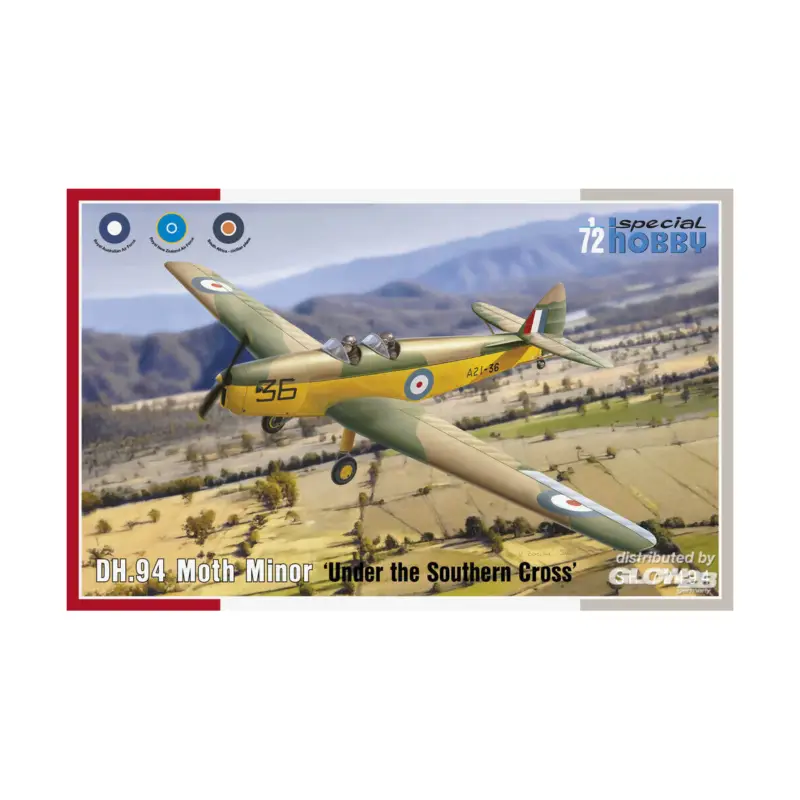 Fabrieksprijs DH.94 Moth Minor 'Under the Southern Cross' Schaalmodel