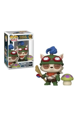 LEAGUE OF LEGENDS - POP & Buddy N° 1138 - Teemo avec Champignon Pop figur Nieuw