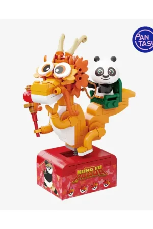 Hoge Kwaliteit Kung Fu Panda Pantasy Po on Skatekart 16cm