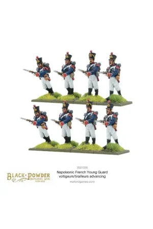 Napoleonic French Young Guard Voltigeurs/Tirailleurs Advancing Figuur spellet Lage Prijs