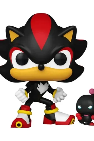 Sonic The Hedgehog POP & Buddy! Vinyl figure Shadow w/DChao 9 cm Pop figur Finale Uitverkoop