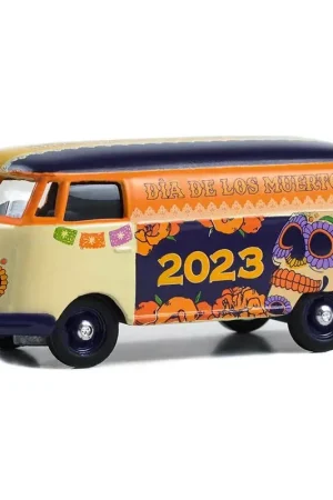 Volkswagen t2 panel van "dia de los muertos 2023" Miniatuur Flitsaanbieding