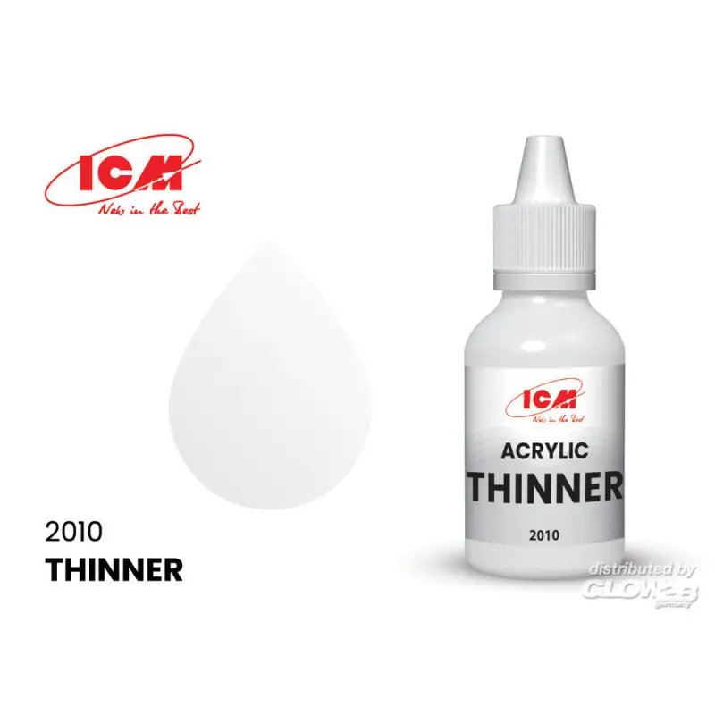 THINNER Thinner for acrylic paint bottle 50 ml Actieprijs