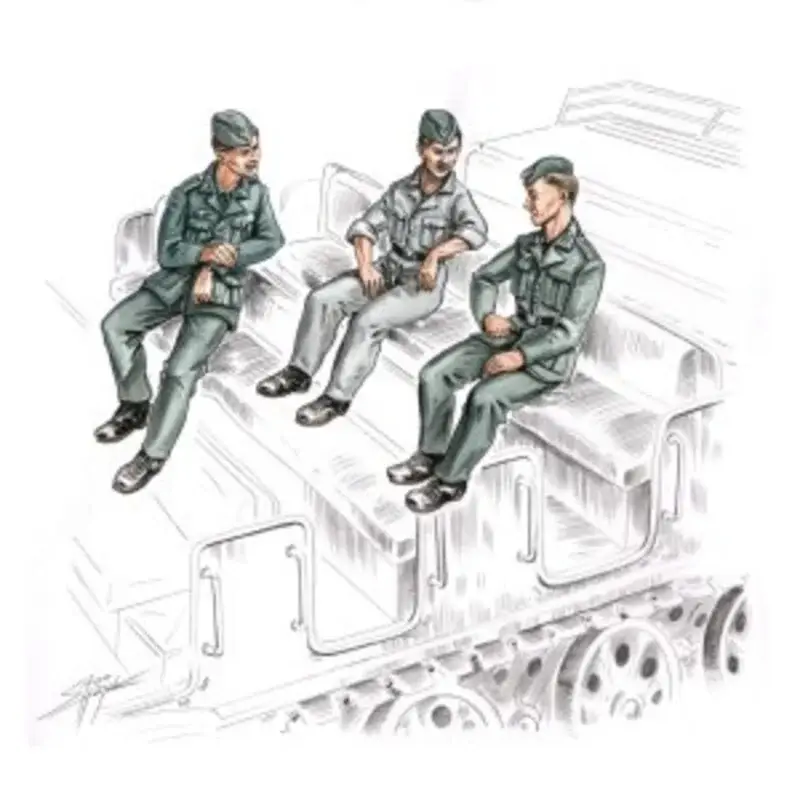German Soldiers for FAMO (3 figures) Figuren Aanbieding