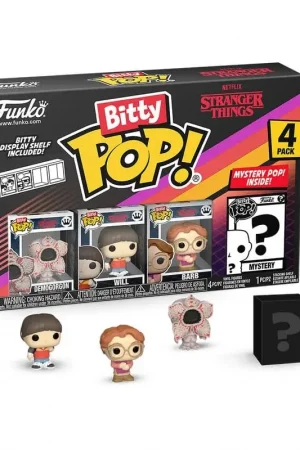 Aanbieding Stranger Things pack 4 Bitty POP Figures! Vinyl Demogorgon 2.5 cm