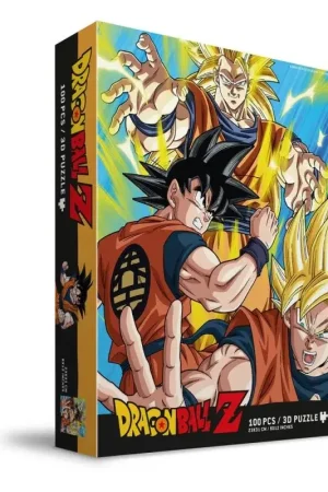 Dragon Ball Z Puzzel 3D effect Goku Saiyan (100 stukjes) Gratis Retour