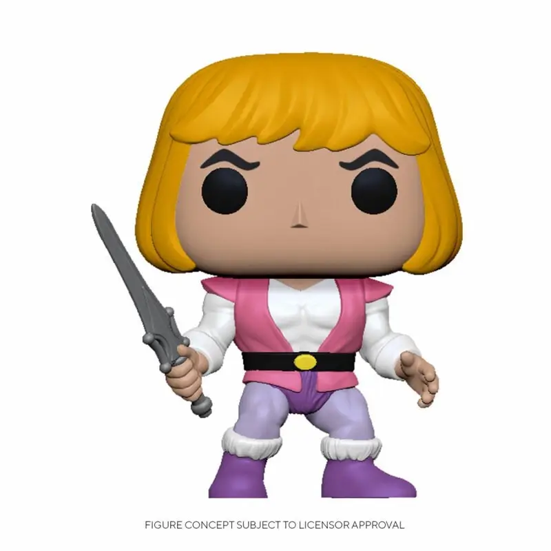 Masters of the Universe POP!Animatie Vinyl beeldje Prins Adam 9 cm Pop figur Korting