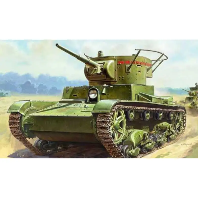 Gereduceerde Prijs T-26 Model 1933 Schaalmodel