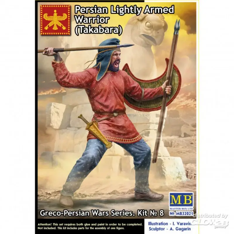 Persian Lightly Armed Warrior (Takabara) Greco-Persian Wars Series. Kit? 8 Figuren Shop Nu