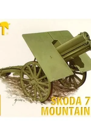 WWI Skoda 75mm Mtn Gun Figuren Fabrieksprijs