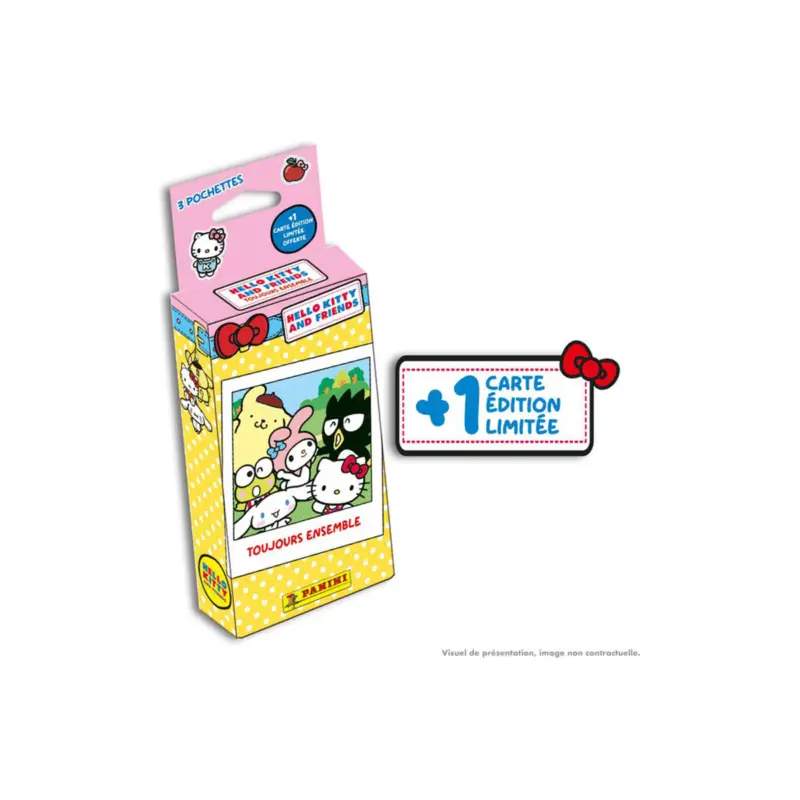 Hello Kitty & Friends Panini TC Blister 3 Pouches + 1 El Card Fabrieksprijs