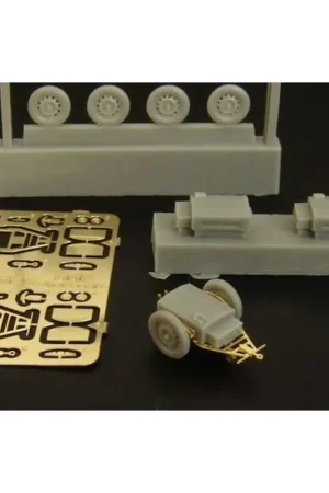 Bestel Nu RAF WWII start cart 2x---PE/ resin kit of UK start cart WWII