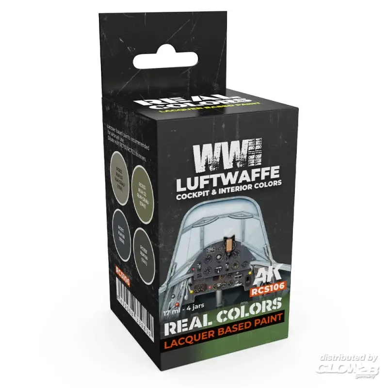 WWII Luftwaffe Cockpit & Interior Colors SET Acrylverf Bestel Nu