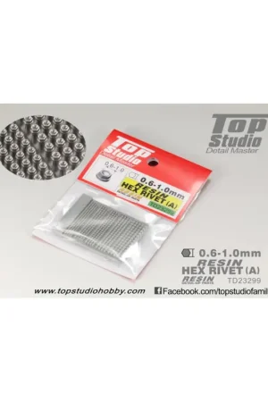 0.6-1.0mm resin hex rivet a Direct Beschikbaar