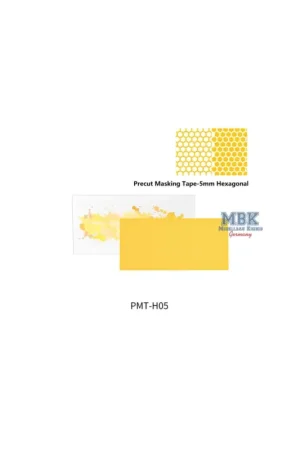 Fabrieksprijs DSPIAE Precut Masking Tape - 5mm Hexagonal