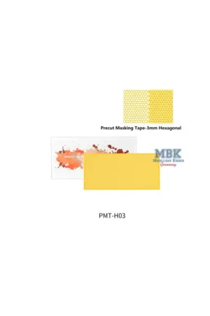 DSPIAE Precut Masking Tape - 3mm Hexagonal Direct Verzonden