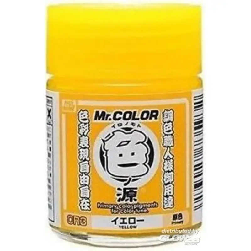 Mr Hobby -Gunze Primary Color Pigments (10 ml) Yellow Populair