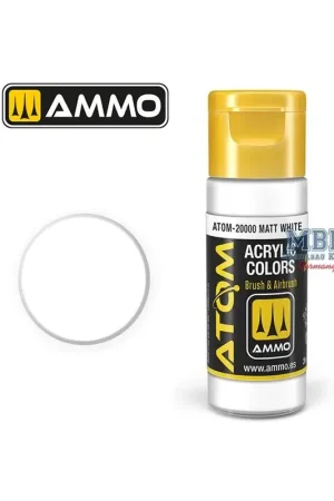 Koop Online ATOM COLOR Matt White Acrylverf