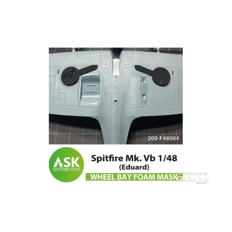 Betrouwbaar Spitfire Mk.I, Mk.II FOAM flexibel wheel bay mask for Eduard