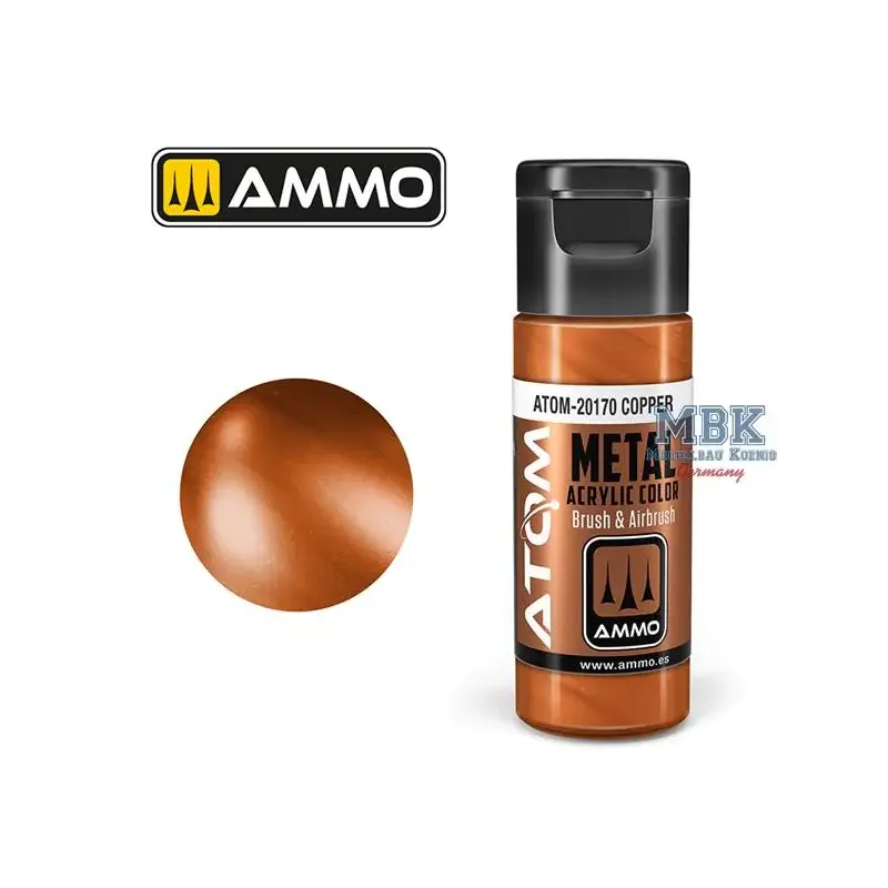ATOM METALLIC Copper Acrylverf Bestel Nu