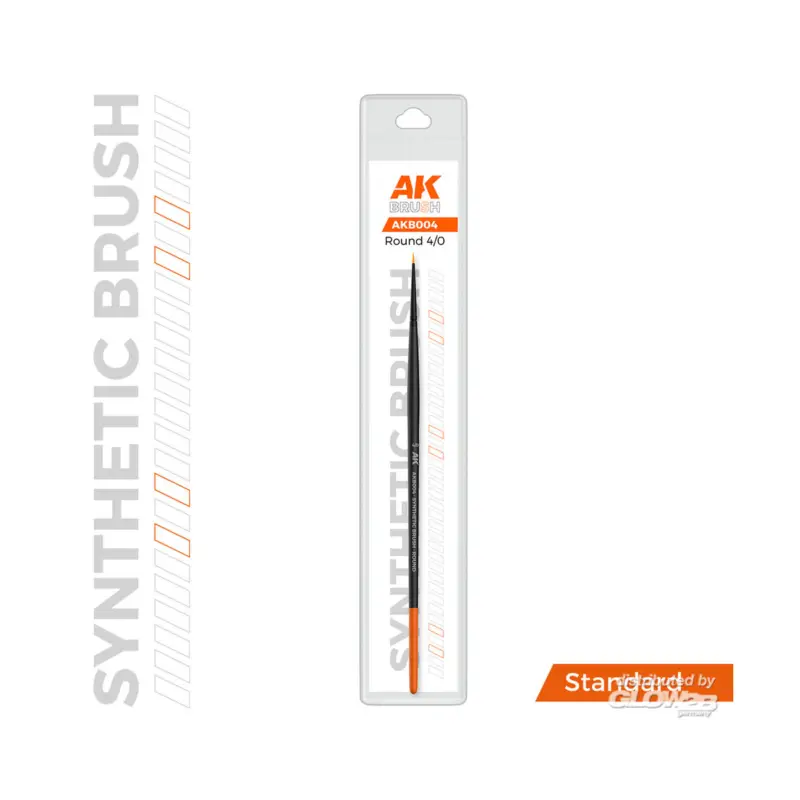 Favoriet Ak synthetic brush - round 4/0 Pincetten