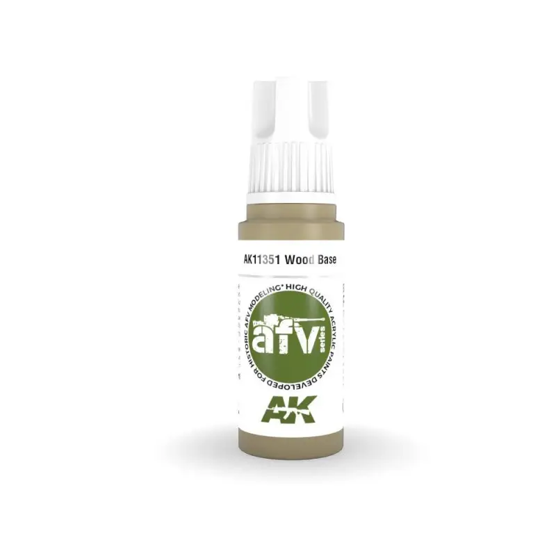 AK INTERACTIVE: acrylic paint 3rd Generation 17mL - Wood Base Acrylverf Betrouwbaar