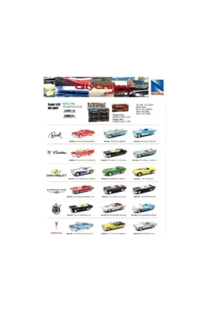 City Cruiser Cars Era 18 models 1/43 Miniatuur Fabrieksprijs
