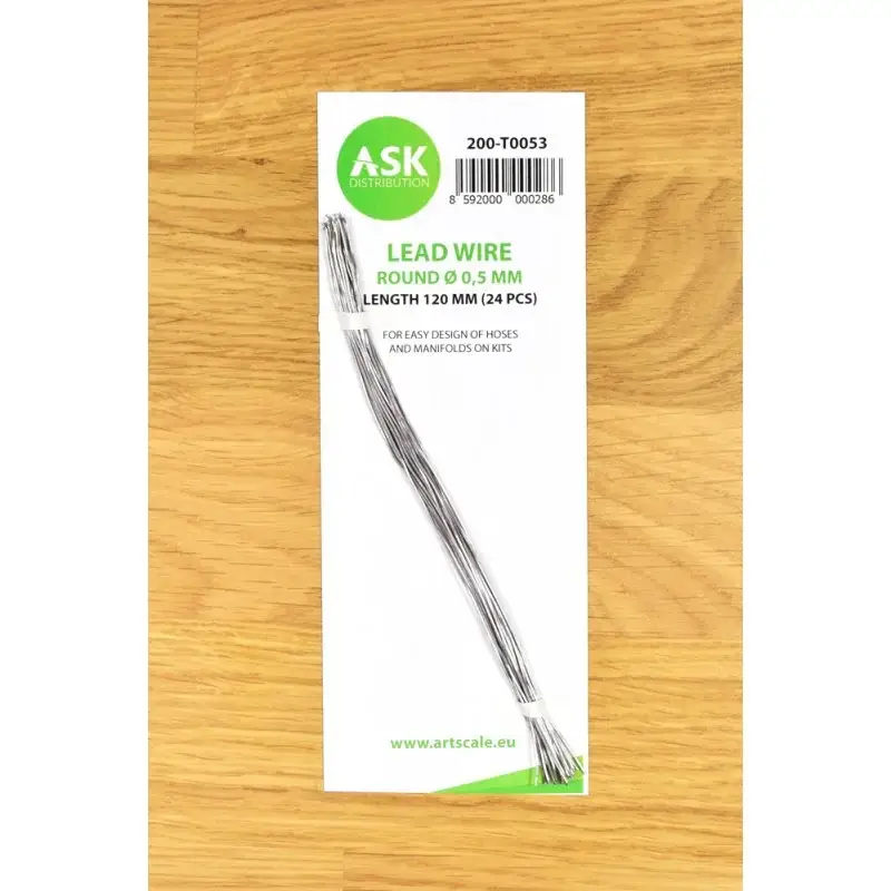Korting Looddraad - Rond Ø 0,5 mm x 120 mm (24 stuks)