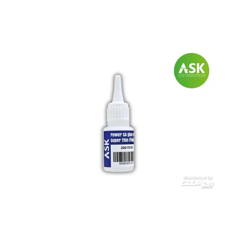 ASK Super Thin instant glue CA 20g Tijdelijk Beschikbaar